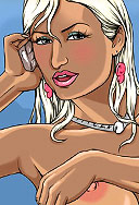 Paris Hilton nude comics