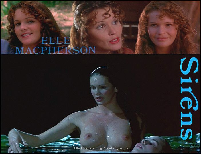 Elle McPherson nude - "Sirens" nude scenes, sexy nude photos. 