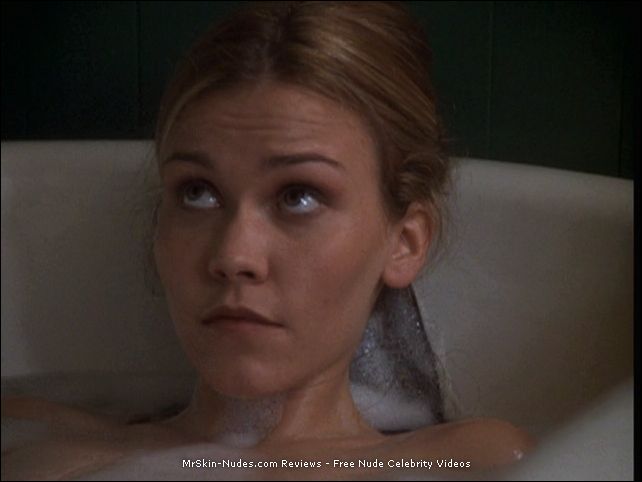 Actress Allison Lange nude in bath and erotic movie scenes.